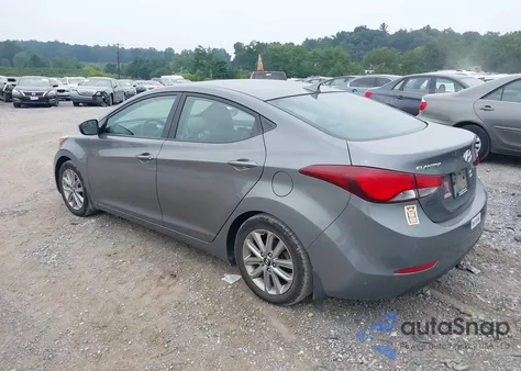 2014 Hyundai Elantra Se z USA, uszkodzony, nr VIN 5NPDH4AE3EH500174